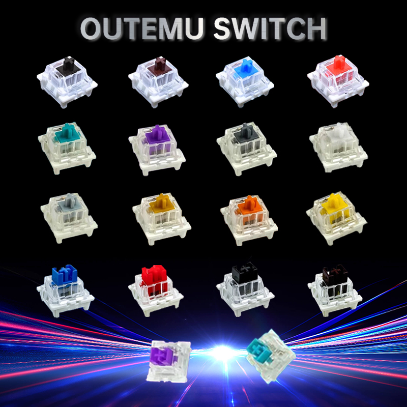 Keyboard Gaming Blue Switch - Interruptor Outemu para Teclado 3 Pinos,