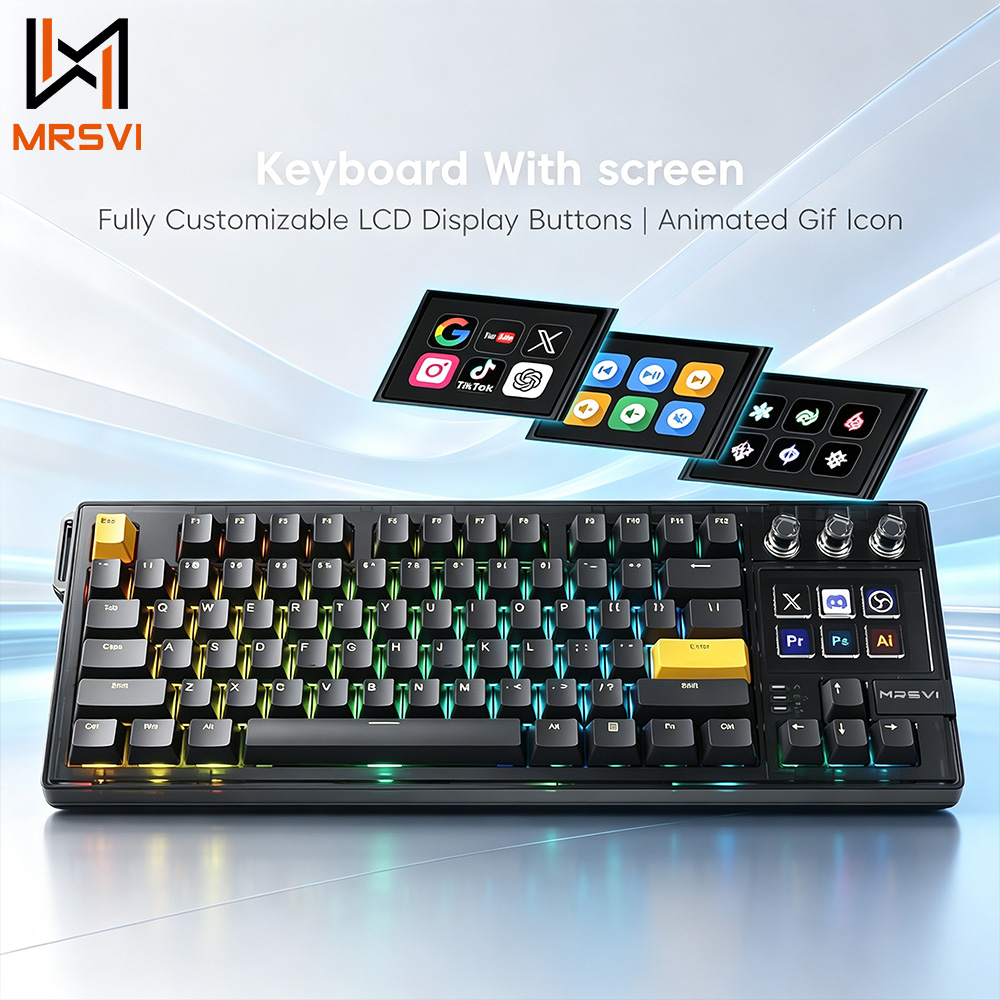 Teclado Mecânico para Jogos MR - Gaming Keyboard Hot Swappable avaliação e preço