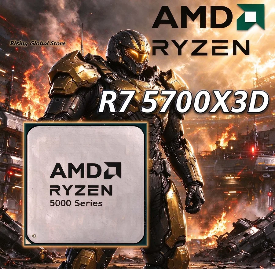 Processador AMD Ryzen 7 5700X3 - Amd Cpu Ryzen 7 avaliação e preço