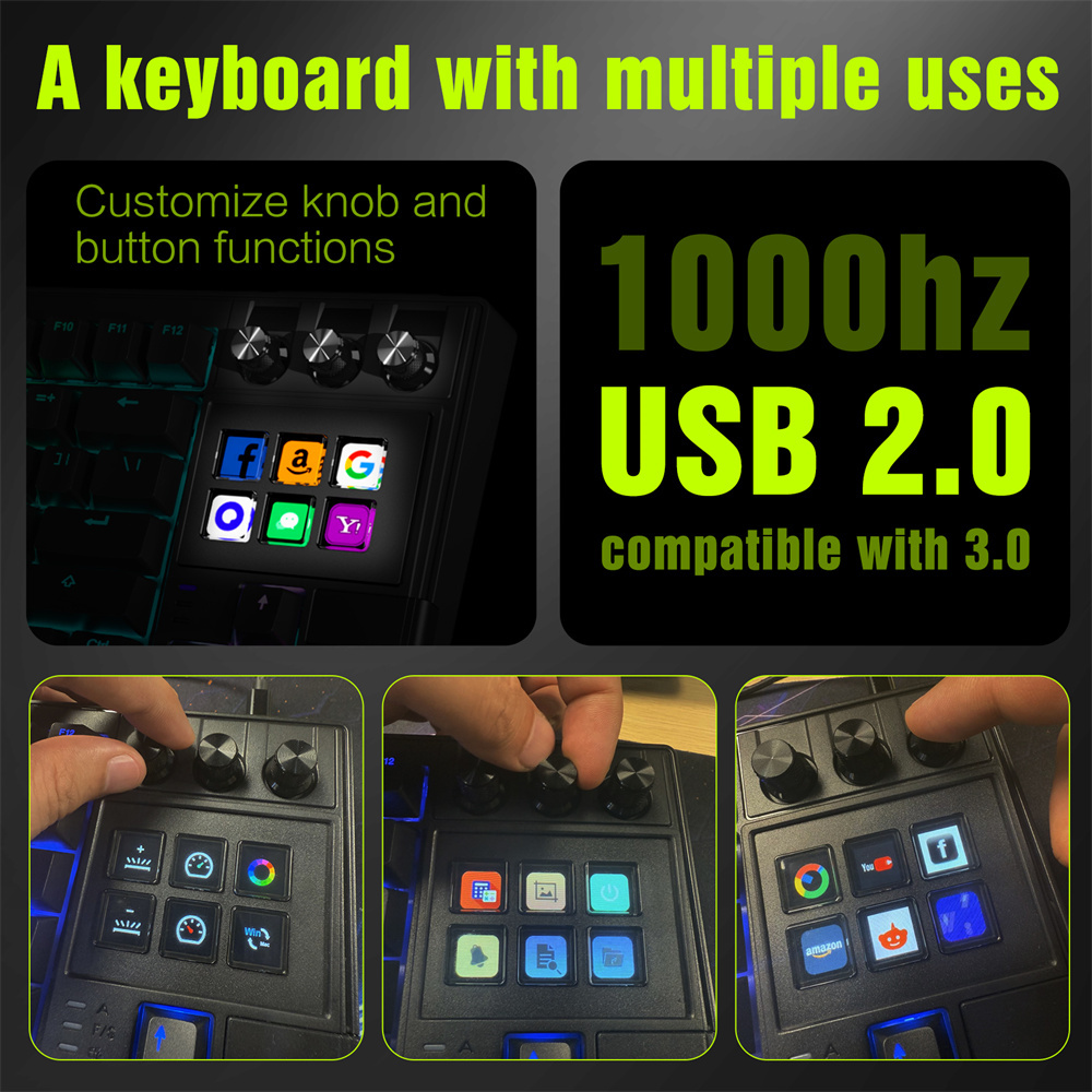 Teclado Mecânico Mirabox K1 PR - Gaming Keyboard No Rgb avaliação e preço