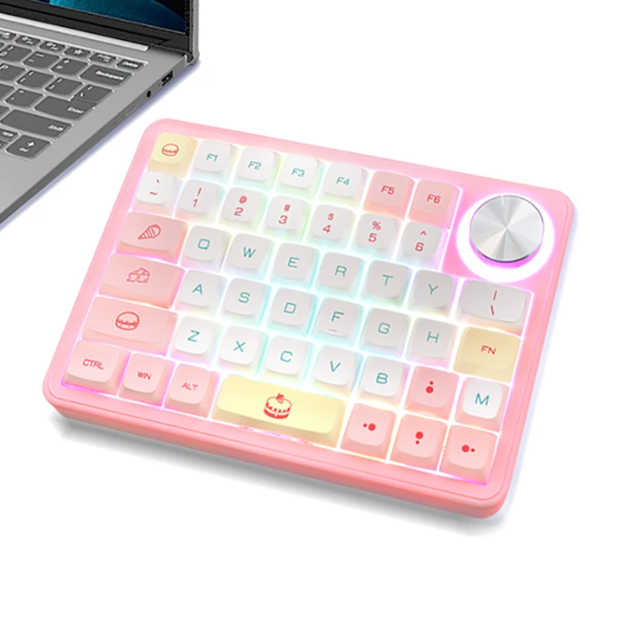 Teclado Macro Sem Fio 3 Modos  - Gaming Keyboard Mini avaliação e preço