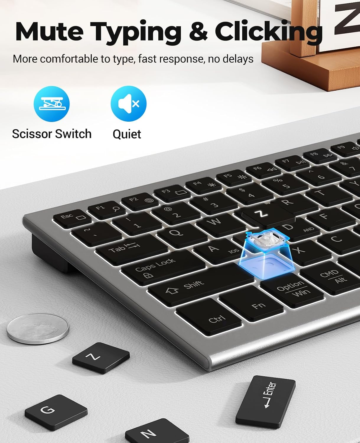 Teclado sem fio Bluetooth JOMA - Gaming Keyboard Mini avaliação e preço