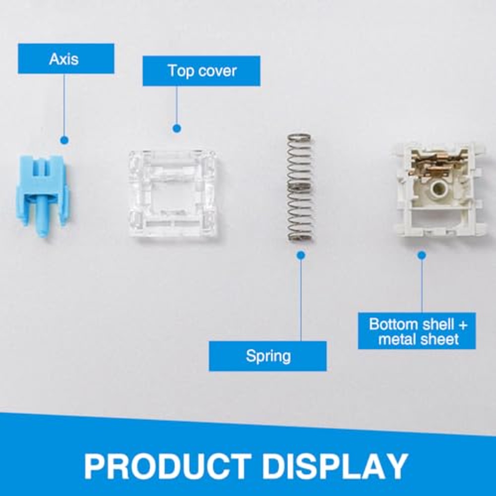 108 Peças de Switches Mecânico - Keyboard Gaming Blue Switch avaliação e preço